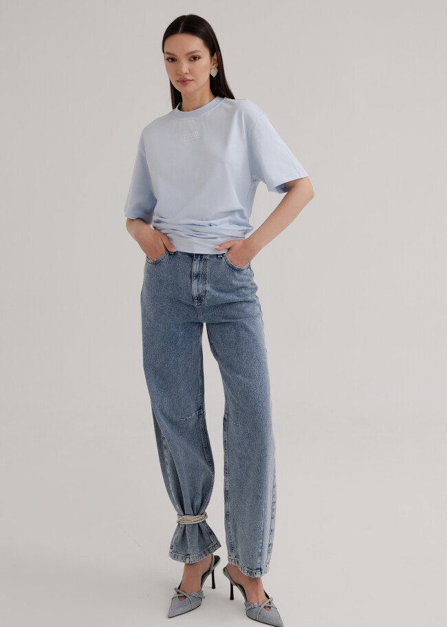 Футболка oversize з принтом