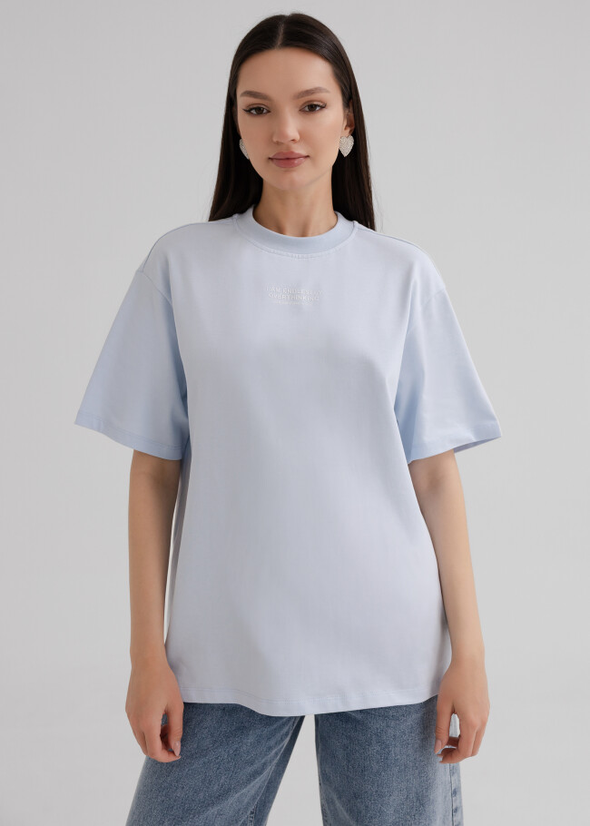 Футболка oversize з принтом